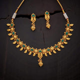 Kushal's Fashion Jewellery Antique Necklace 133360