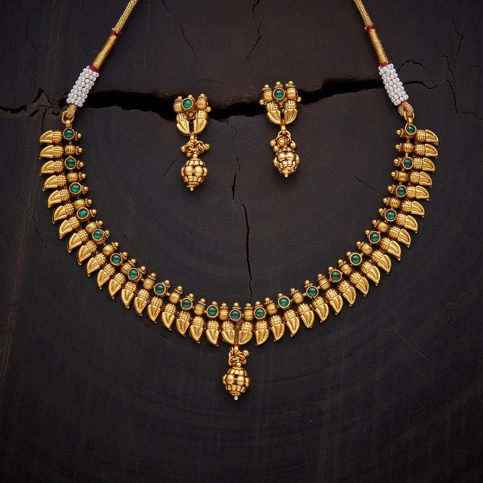 Kushal's Fashion Jewellery Antique Necklace 136283