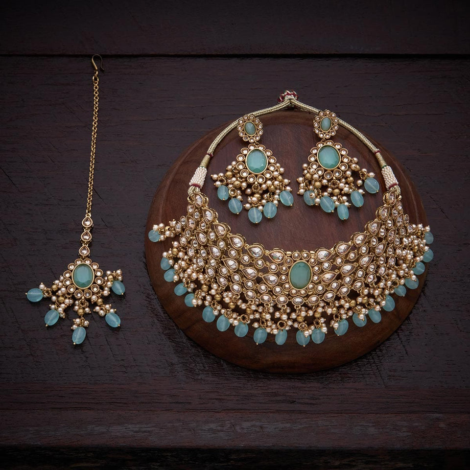 Kushal's Fashion Jewellery Antique Necklace 131692