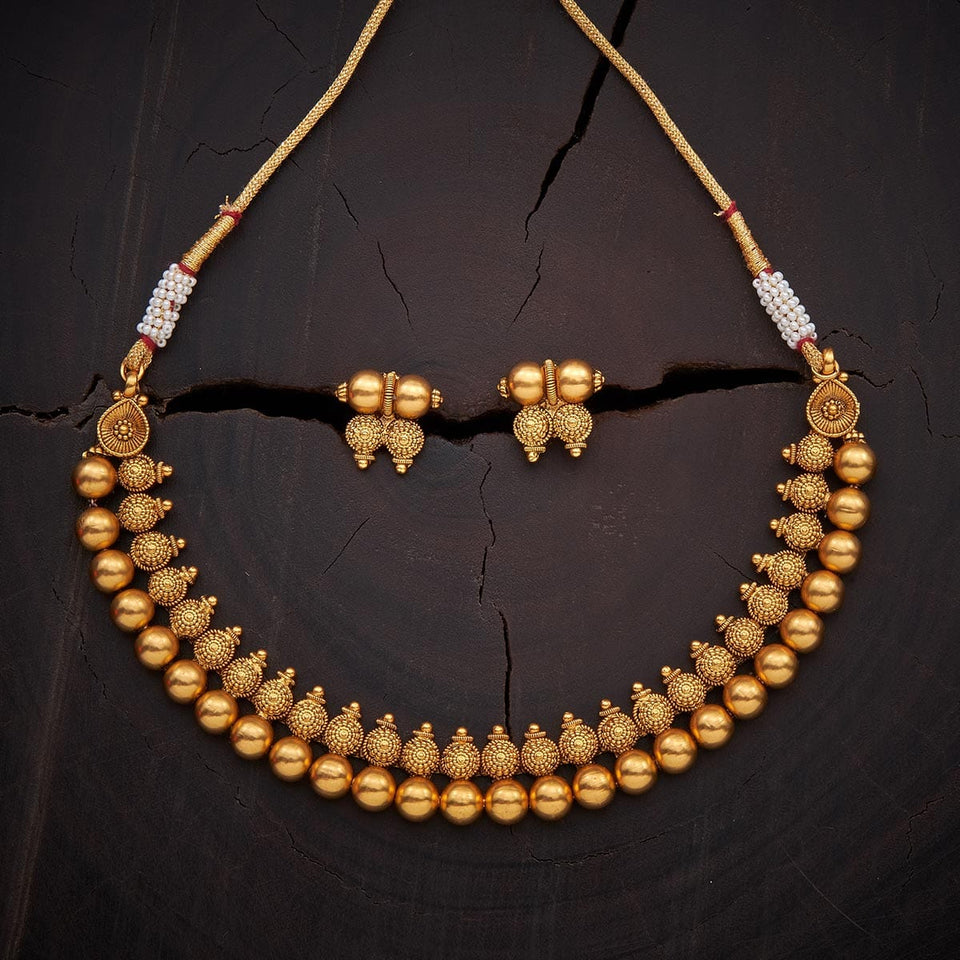 Kushal's Fashion Jewellery Antique Necklace 136462