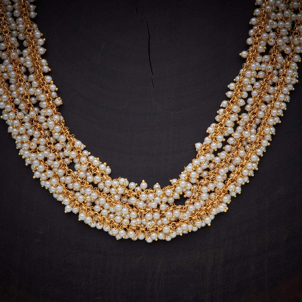 Kushal's Fashion Jewellery Antique Necklace 126617