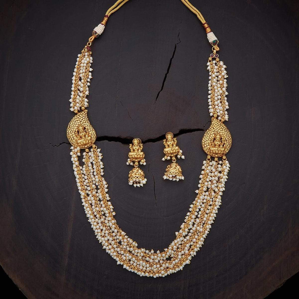 Kushal's Fashion Jewellery Antique Necklace 126617