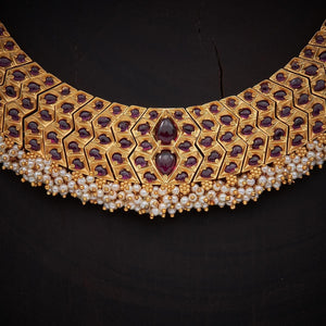 Kushal's Fashion Jewellery Antique Necklace 128816