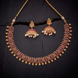 Kushal's Fashion Jewellery Antique Necklace 129344