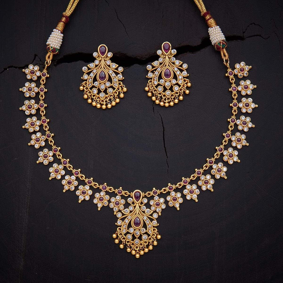 Kushal's Fashion Jewellery Antique Necklace 131860