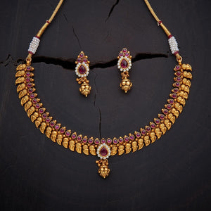 Kushal's Fashion Jewellery Antique Necklace 133361