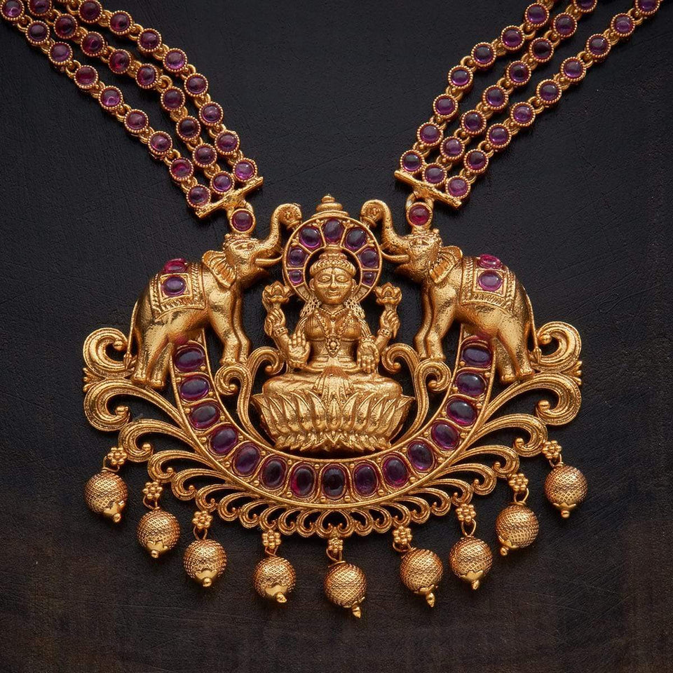 Kushal's Fashion Jewellery Antique Necklace 134408
