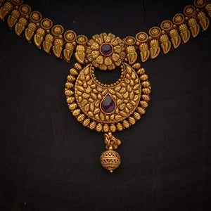 Kushal's Fashion Jewellery Antique Necklace 136285