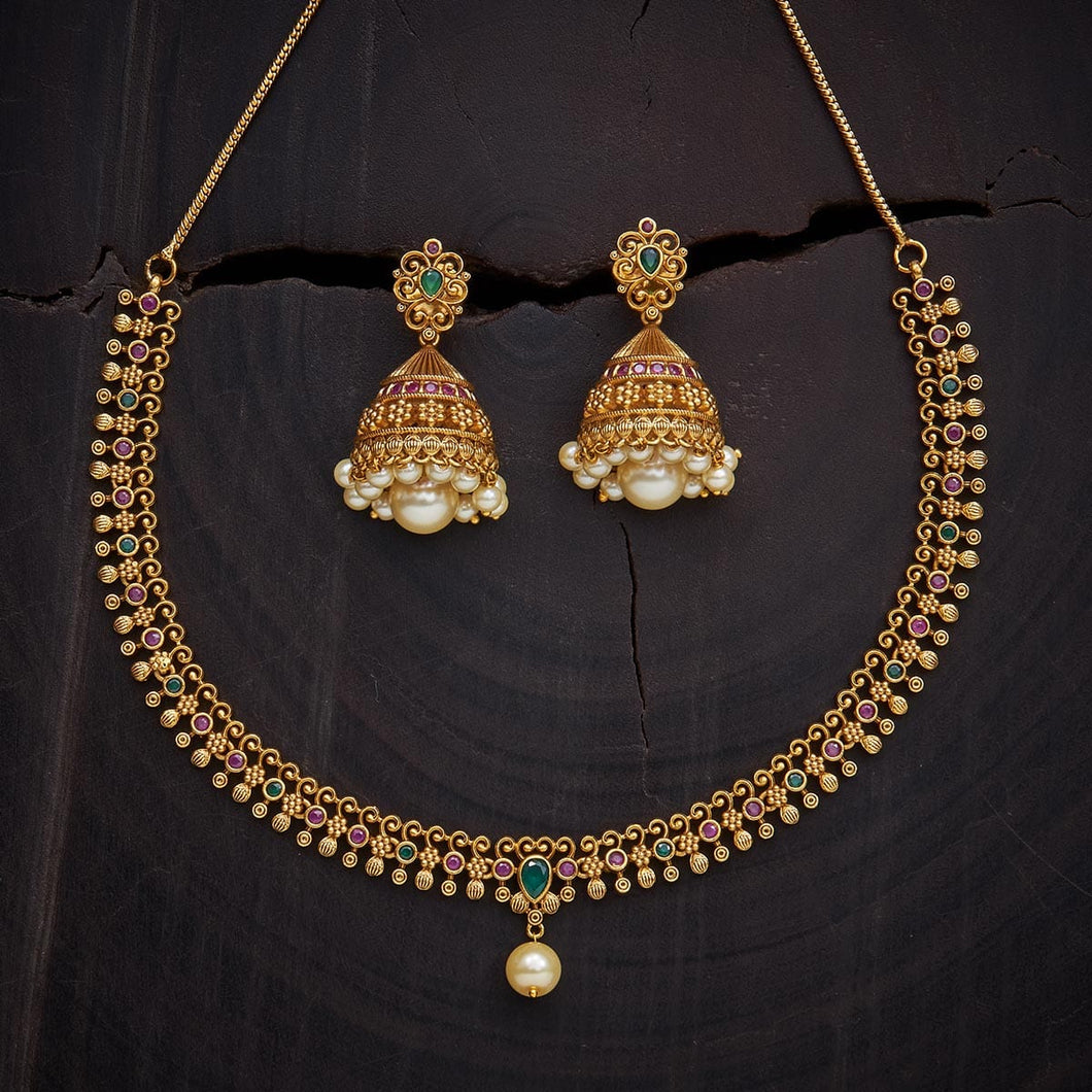 Kushal's Fashion Jewellery Swarnika Necklace 131998