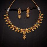 Kushal's Fashion Jewellery Antique Necklace 133360