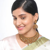 Kushal's Fashion Jewellery Antique Necklace 134372