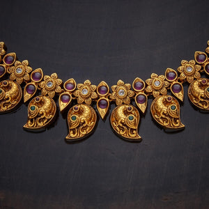 Kushal's Fashion Jewellery Antique Necklace 135898