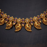 Kushal's Fashion Jewellery Antique Necklace 135898