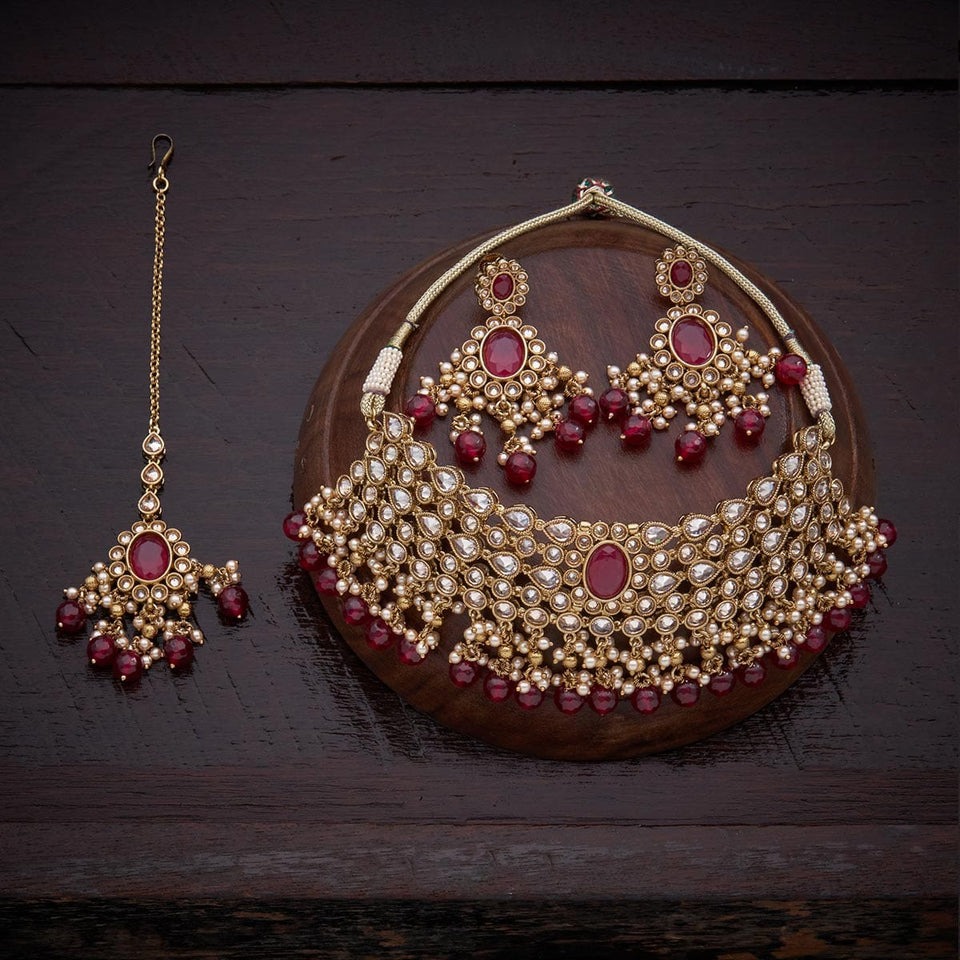 Kushal's Fashion Jewellery Antique Necklace 131692