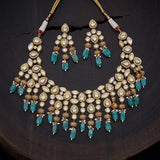 Kushal's Fashion Jewellery Kundan Necklace 132413