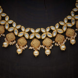 Kushal's Fashion Jewellery Kundan Necklace 128906