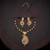 Kushal's Fashion Jewellery Kundan Necklace 129625