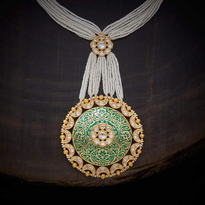 Kushal's Fashion Jewellery Kundan Necklace 129980