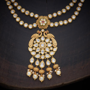 Kushal's Fashion Jewellery Kundan Necklace 132415