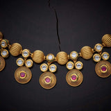Kushal's Fashion Jewellery Kundan Necklace 129021