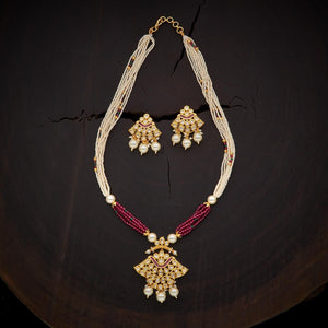 Kushal's Fashion Jewellery Kundan Necklace 127694