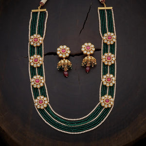 Kushal's Fashion Jewellery Kundan Necklace 135197