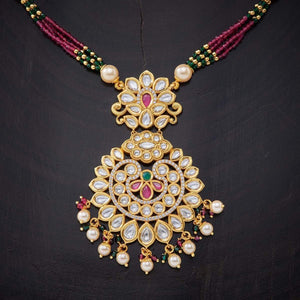 Kushal's Fashion Jewellery Kundan Necklace 136300