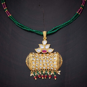Kushal's Fashion Jewellery Kundan Necklace 136302