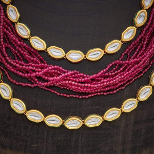 Kushal's Fashion Jewellery Kundan Necklace 136306