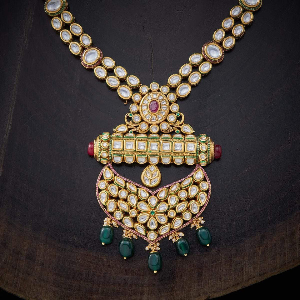 Kushal's Fashion Jewellery Kundan Necklace 136307