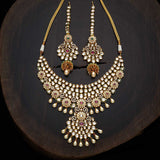 Kushal's Fashion Jewellery Kundan Necklace 136308