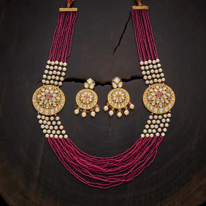Kushal's Fashion Jewellery Kundan Necklace 137428