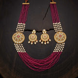 Kushal's Fashion Jewellery Kundan Necklace 137428
