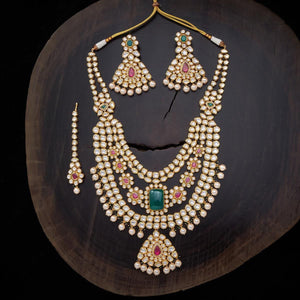 Kushal's Fashion Jewellery Kundan Necklace 137430
