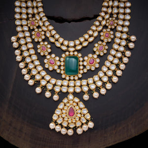 Kushal's Fashion Jewellery Kundan Necklace 137430