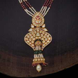 Kushal's Fashion Jewellery Kundan Necklace 137927