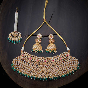 Kushal's Fashion Jewellery Kundan Necklace 139224