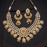 Kushal's Fashion Jewellery Kundan Necklace 132070