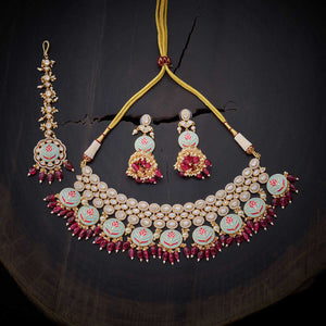 Kushals Fashion Jewellery Kundan Necklace 139213