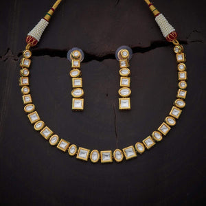 Kushal's Fashion Jewellery Kundan Necklace 139634